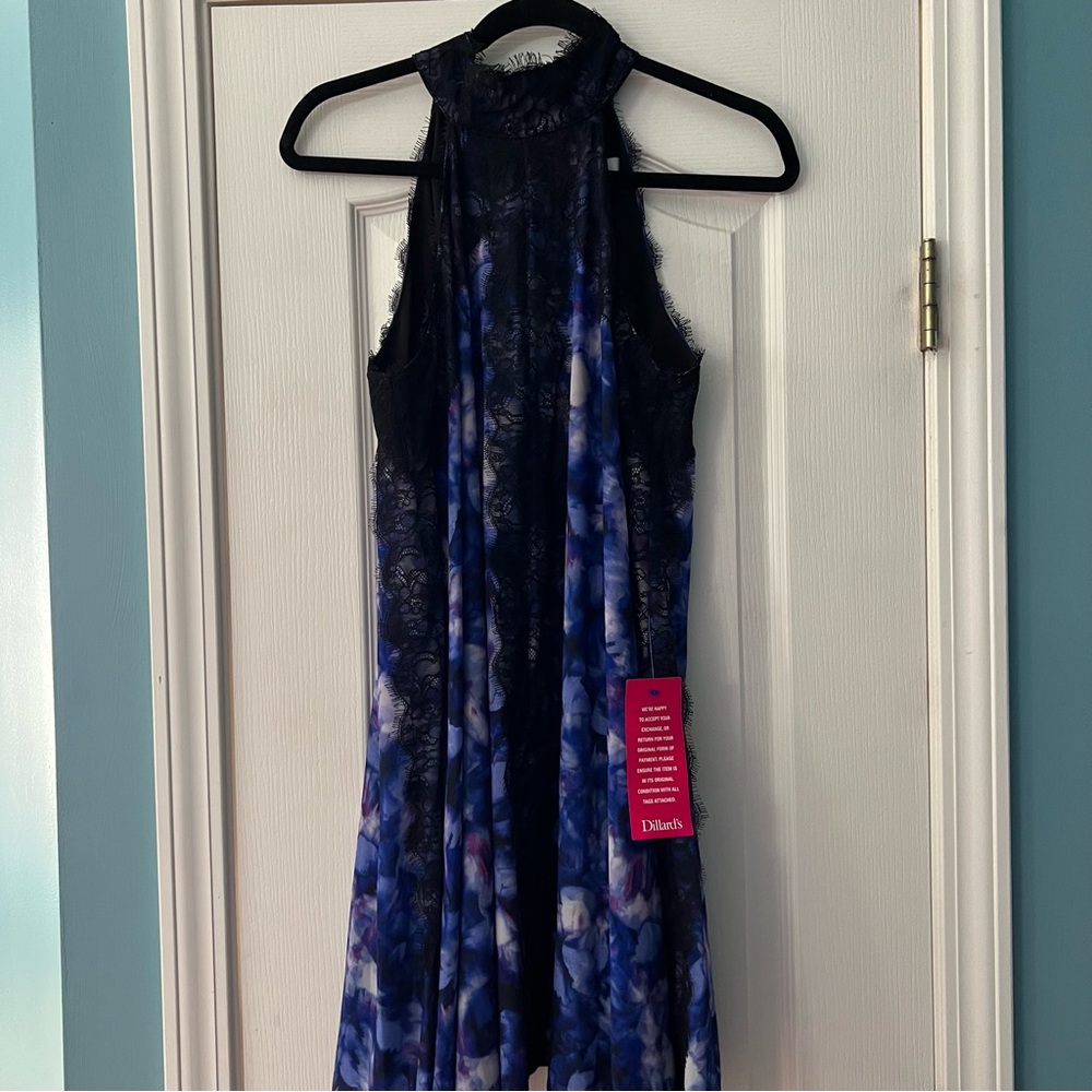 Belle badgley Mischka halter dress